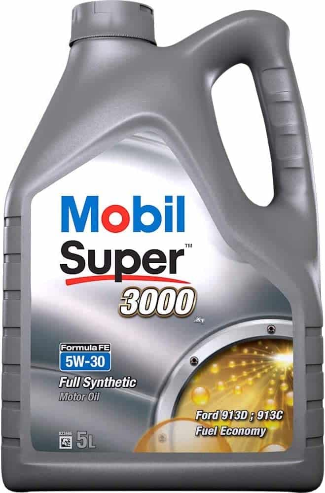 Mobil super 3000 engine oil.